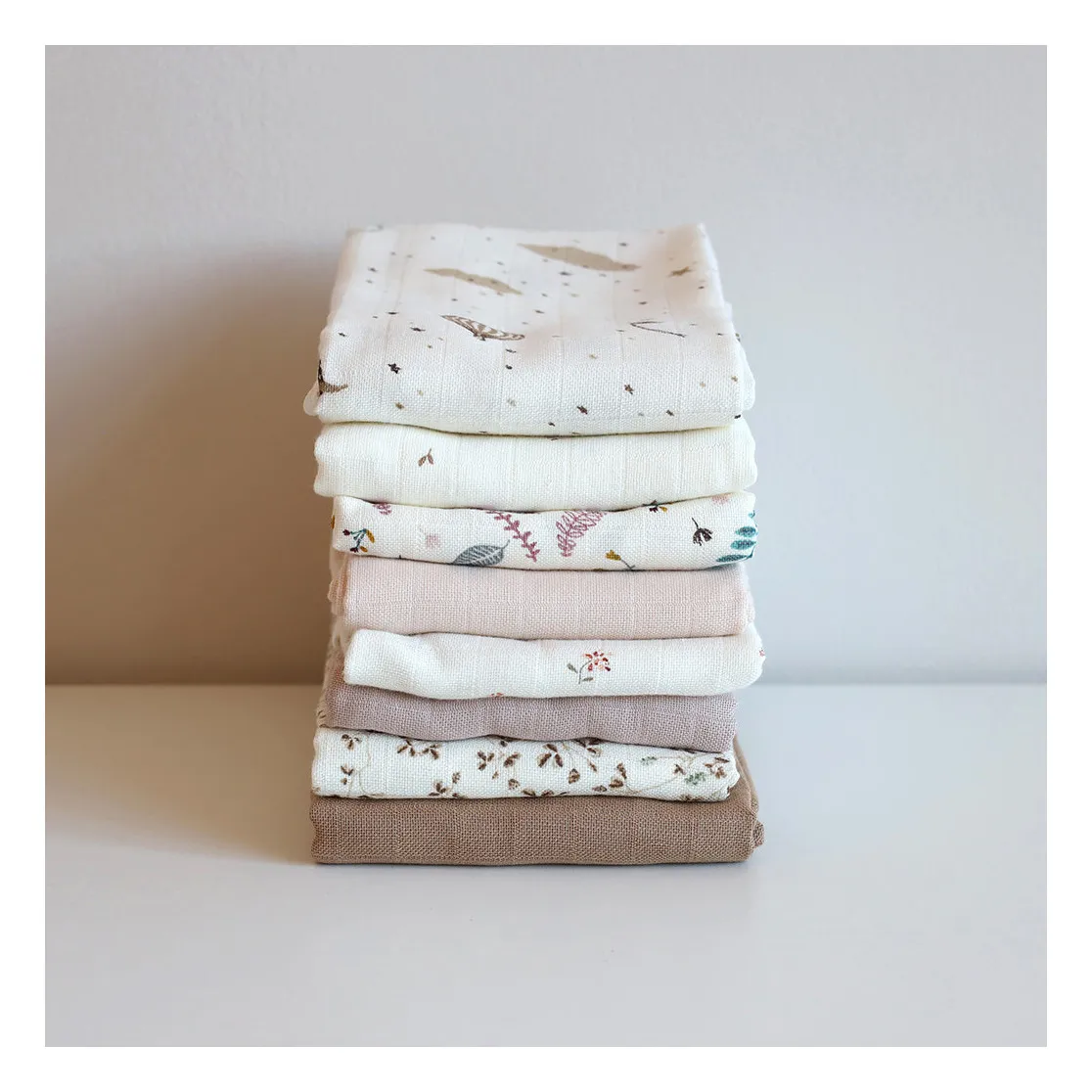 Lange Dreamland en mousseline de coton bio - set de 3- Image produit n°2