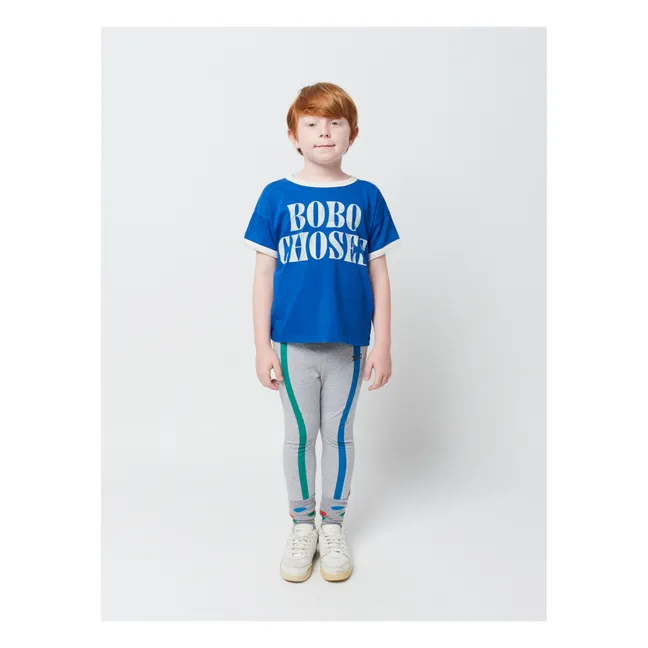 Exclusivité Bobo Choses x Smallable - Legging Coton Bio Rayures | Gris