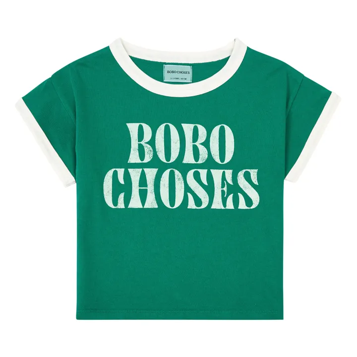 Exclusivité Bobo Choses x Smallable - T-Shirt Coton Bio | Vert- Image produit n°0