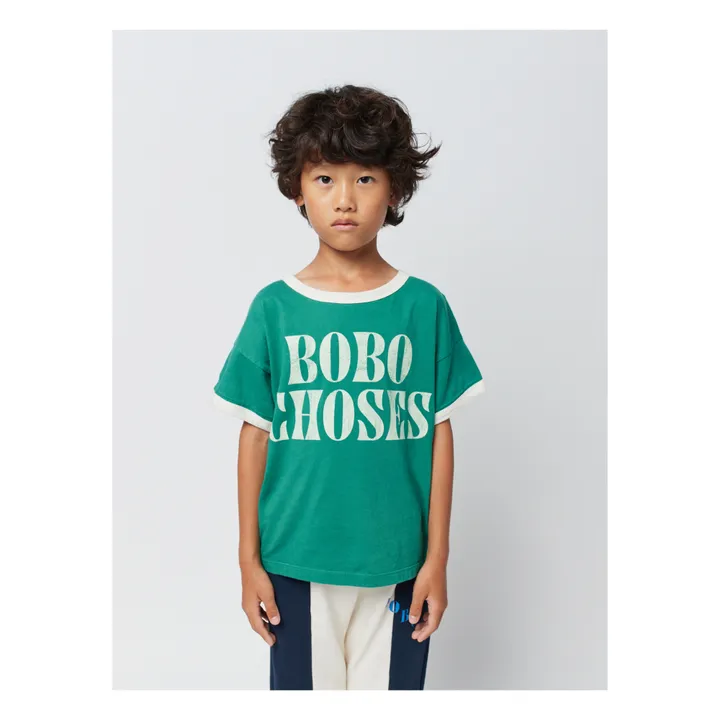 Exclusivité Bobo Choses x Smallable - T-Shirt Coton Bio | Vert- Image produit n°3