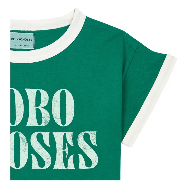 Exclusivité Bobo Choses x Smallable - T-Shirt Coton Bio | Vert- Image produit n°6