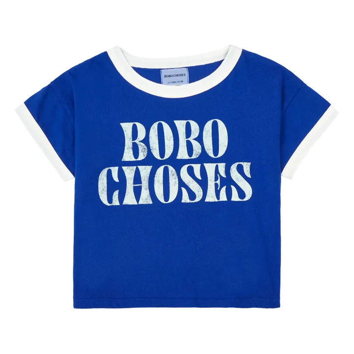 Exclusivité Bobo Choses x Smallable - T-Shirt Coton Bio | Bleu- Image produit n°0