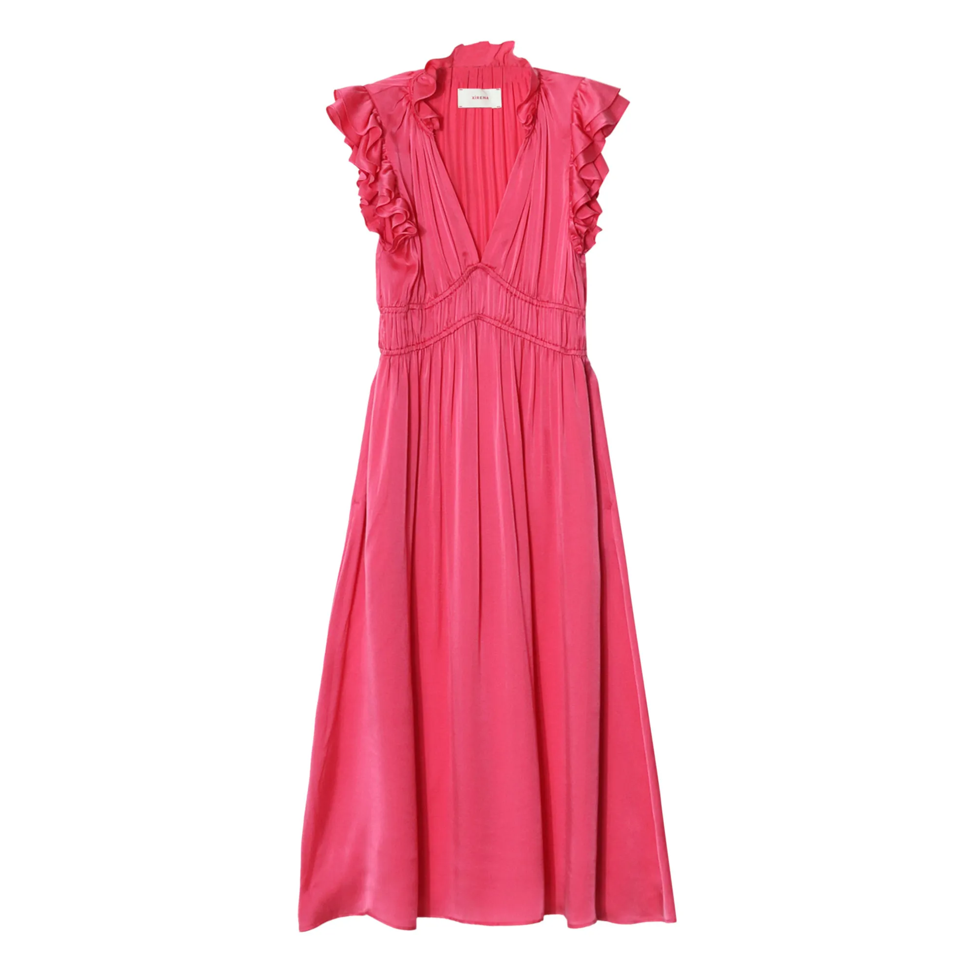 Xirena Pink Posey Silk Dress