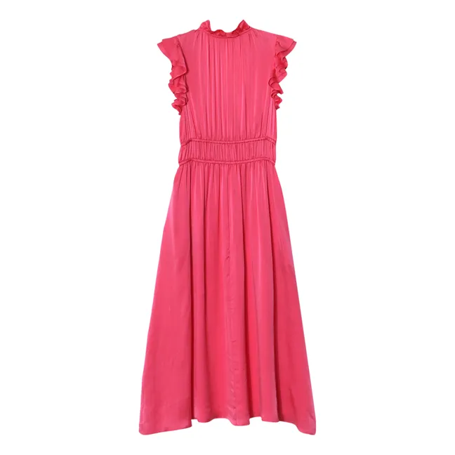 Robe Posey Soie | Rose