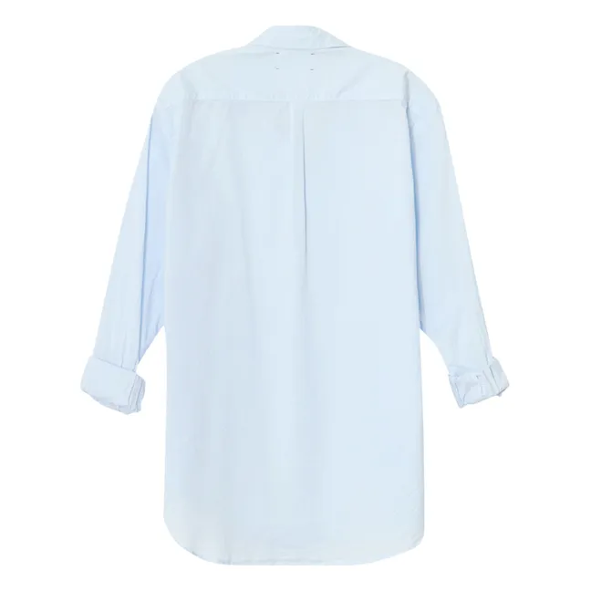 Camisa popelín de algodón Beau | Azul Cielo