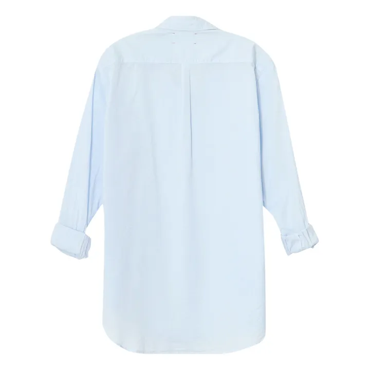 Beau Cotton Poplin Shirt | Light blue- Product image n°4