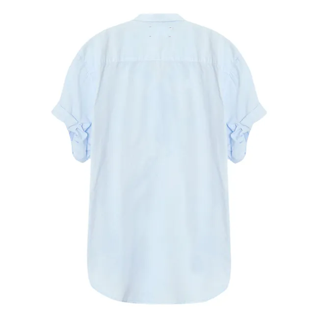 Camisa popelín de algodón Channing | Azul Cielo
