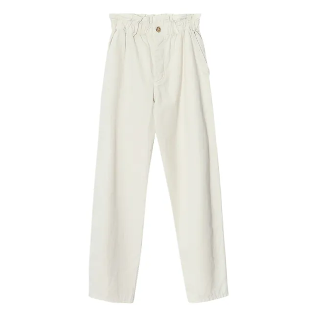 Pantaloni Theo | Bianco