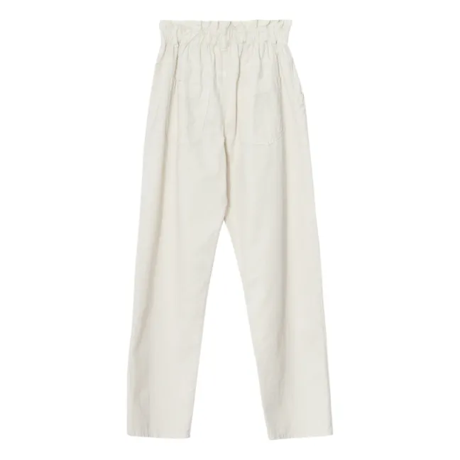 Pantaloni Theo | Bianco