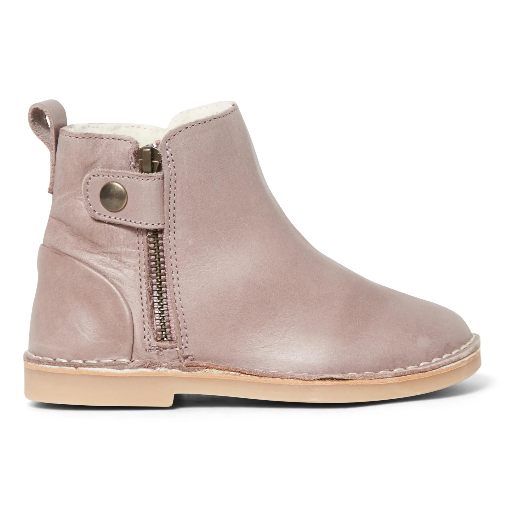 Young Soles Pink Winston Fur-Lined Boots