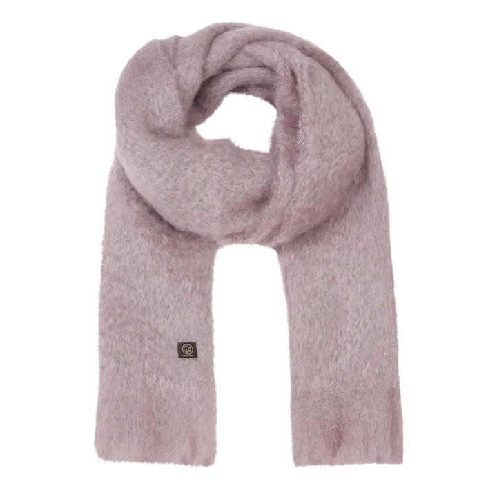 Plain Mohair Scarf | Dusty Pink- Product image n°1