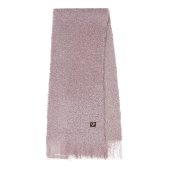 Plain Mohair Scarf | Dusty Pink- Product image n°0