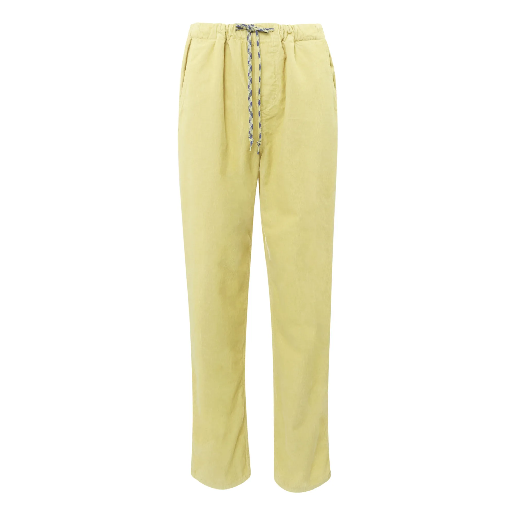 Bellerose Women's Pale Yellow Pizzy Corduroy Trousers - ’S Collection