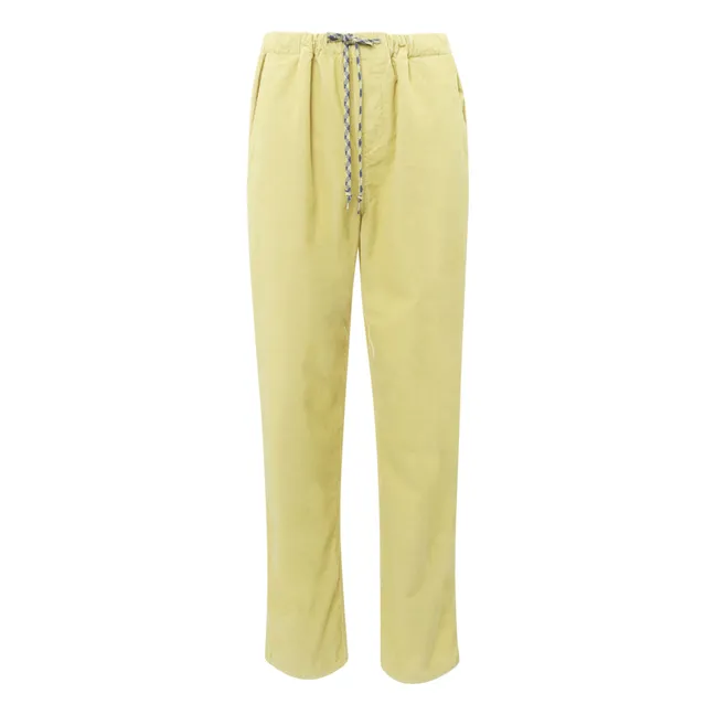 Pantalon Pizzy Velours Côtelé - Collection Femme -  | Jaune pâle
