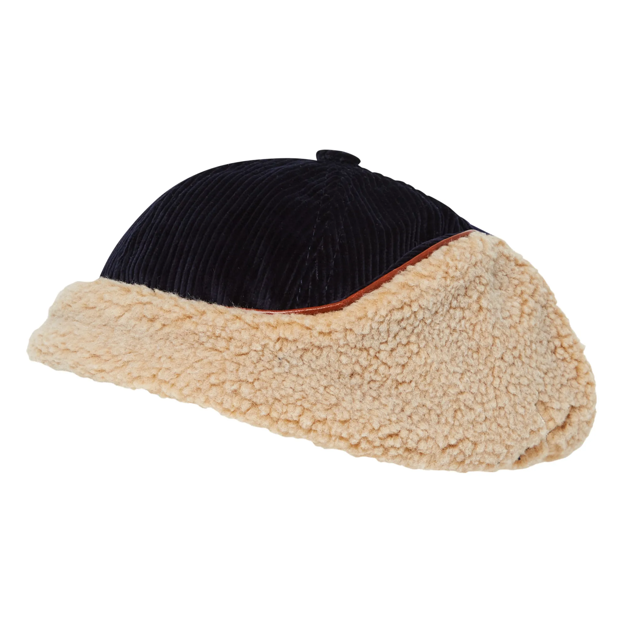 Russian Chapka Velvet & Fleece | Indigo blue- Product image n°1