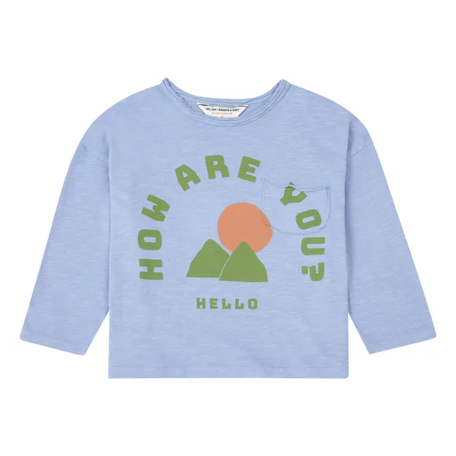 T-shirt How Are You | Blu
