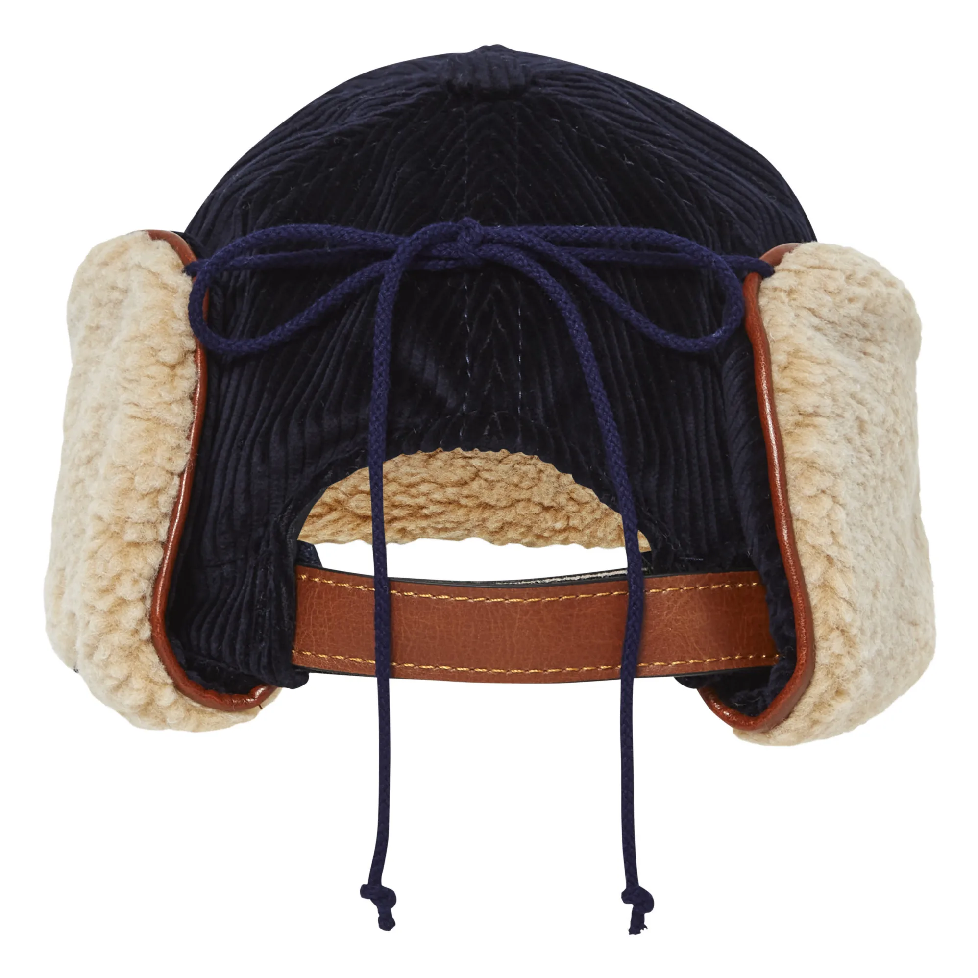 Russian Chapka Velvet & Fleece | Indigo blue- Product image n°2