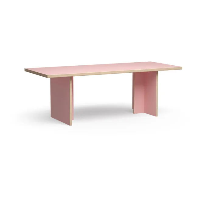 Mesa de comedor rectangular | Rosa