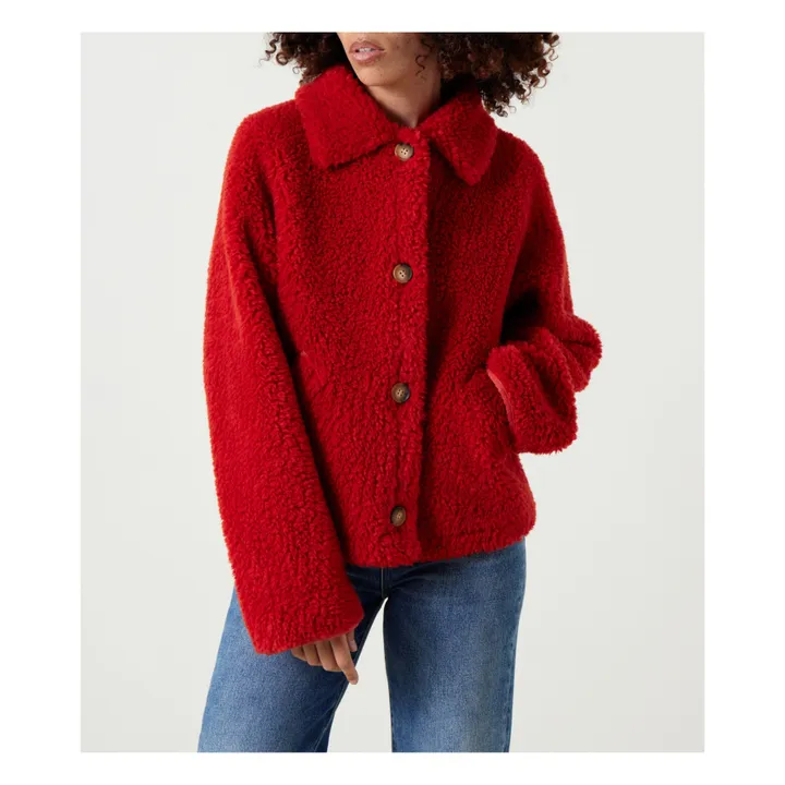 Cappotto in pelliccia Vesper | Rosso- Immagine del prodotto n°3