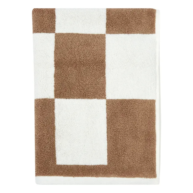 Alfombra de baño Check | Capuccino