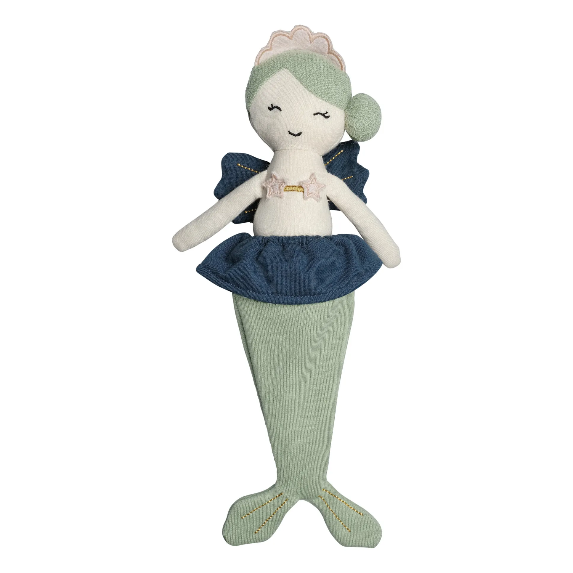 Fabelab Navy Blue Organic Cotton Soft Toy - Mermaid