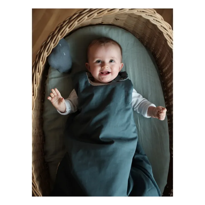 Babyschlafsack aus Bio-Baumwolle | Blau- Produktbild Nr. 2