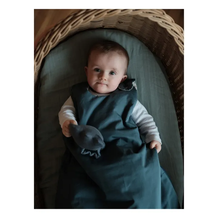 Babyschlafsack aus Bio-Baumwolle | Blau- Produktbild Nr. 4