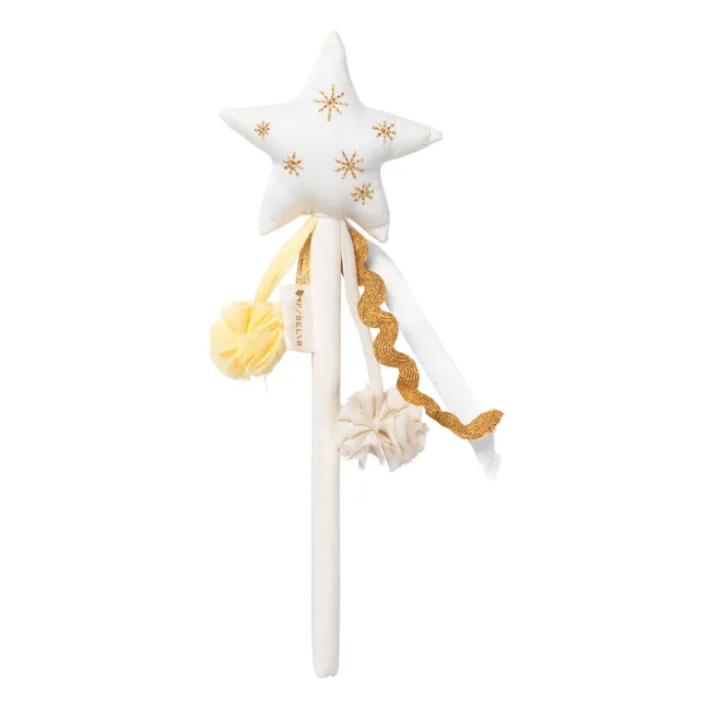 Zauberstab aus Bio-Baumwolle | Weiß