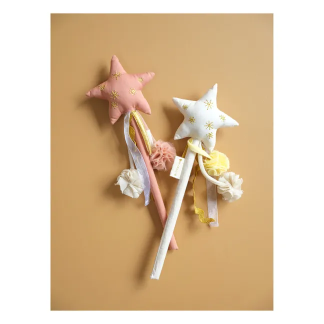 Zauberstab aus Bio-Baumwolle | Weiß