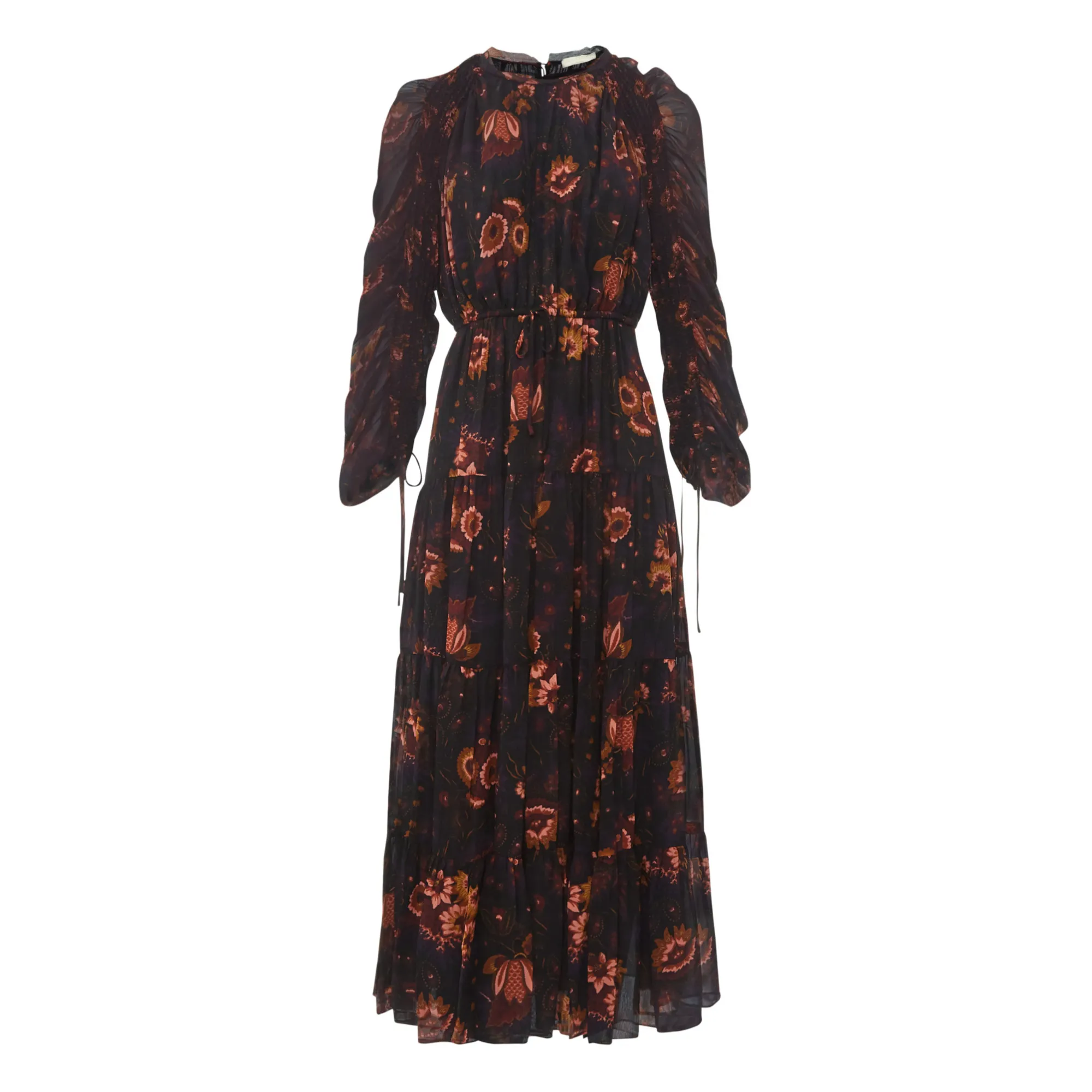 Ulla Johnson Black Noelle Silk Dress