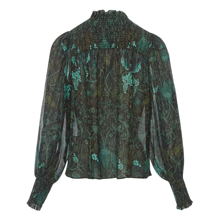 Ida Blouse | Forest Green- Product image n°4