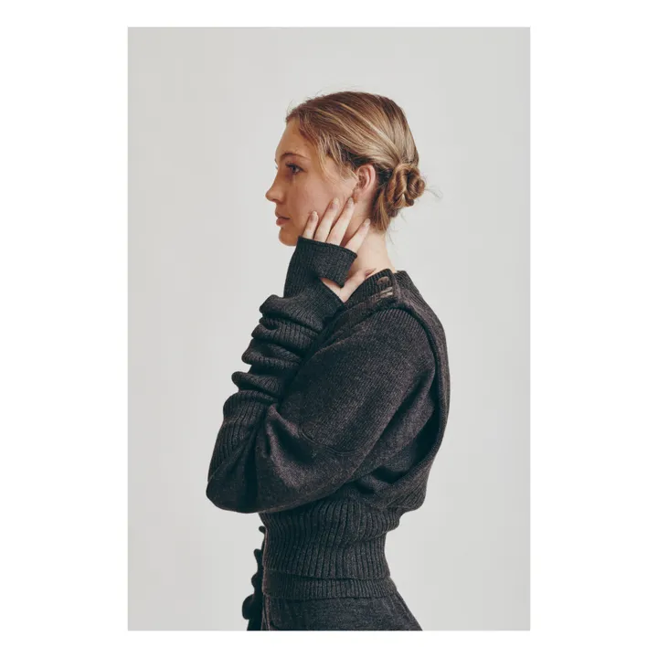 Maglione Piper Merino - Collezione Donna - UK | Grigio antracite- Immagine del prodotto n°1