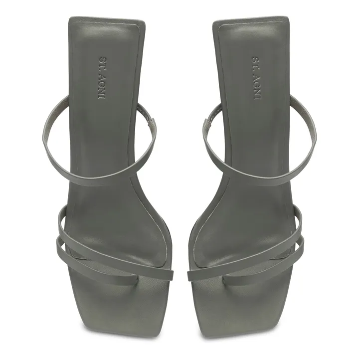 Sandalen minimalistisch | Grau- Produktbild Nr. 6