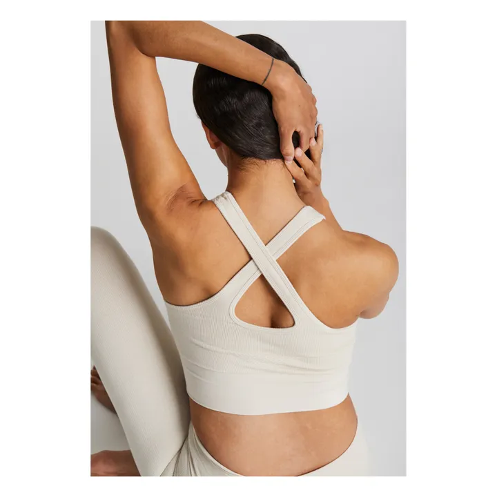 Yoga Lifa Crop Top | Ecru- Product image n°5