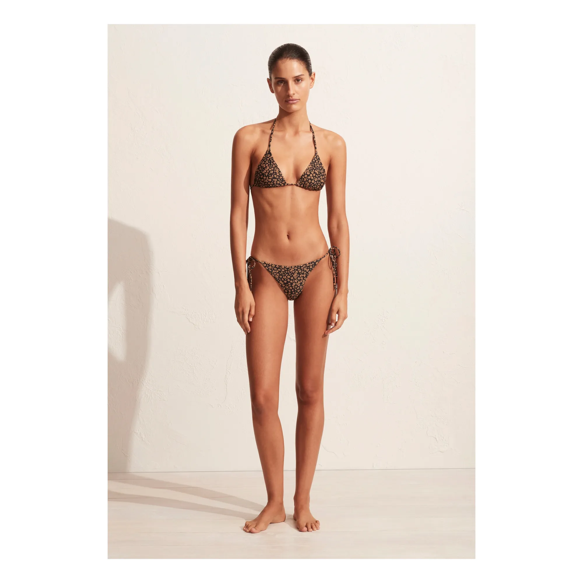 Matteau Brown String Bikini Bottoms
