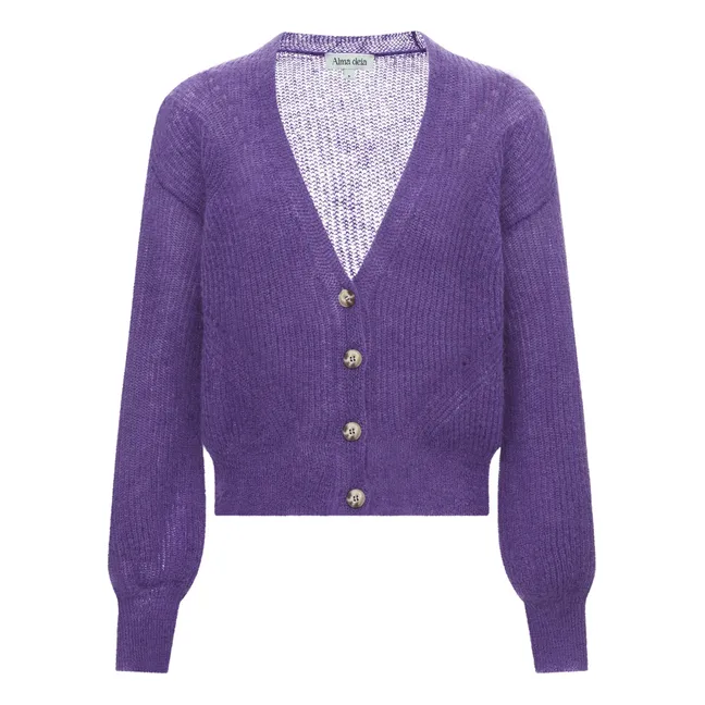 Cardigan Mohair | Violet