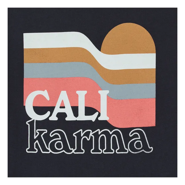 Camiseta de algodón orgánico Cali Karma | Negro