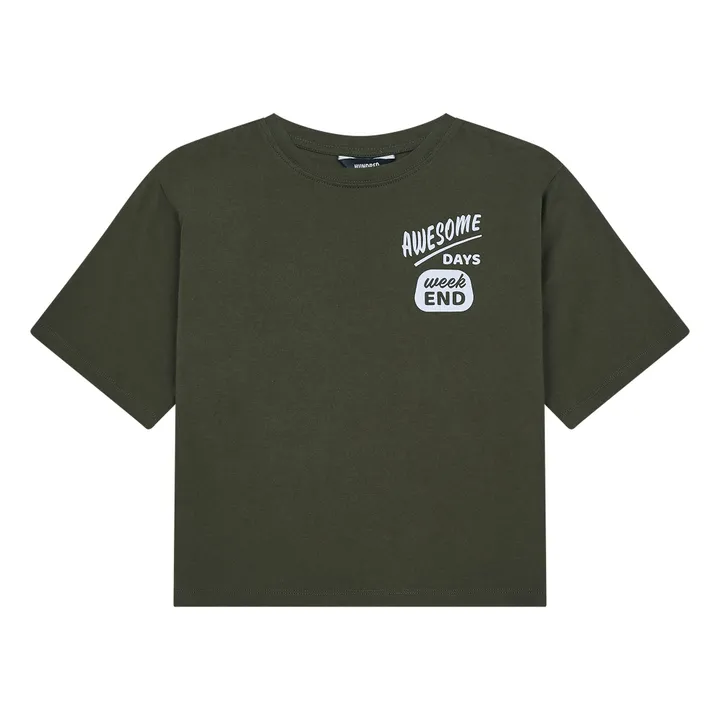 T-Shirt Sundays Wanted in Cotone Organico | Verde militare- Immagine del prodotto n°0