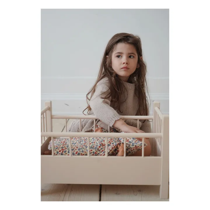 Puppenbett aus FSC-Holz | Seidenfarben- Produktbild Nr. 1