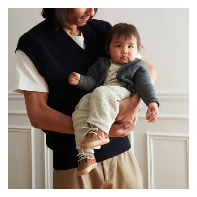 Suede  Booties | Red