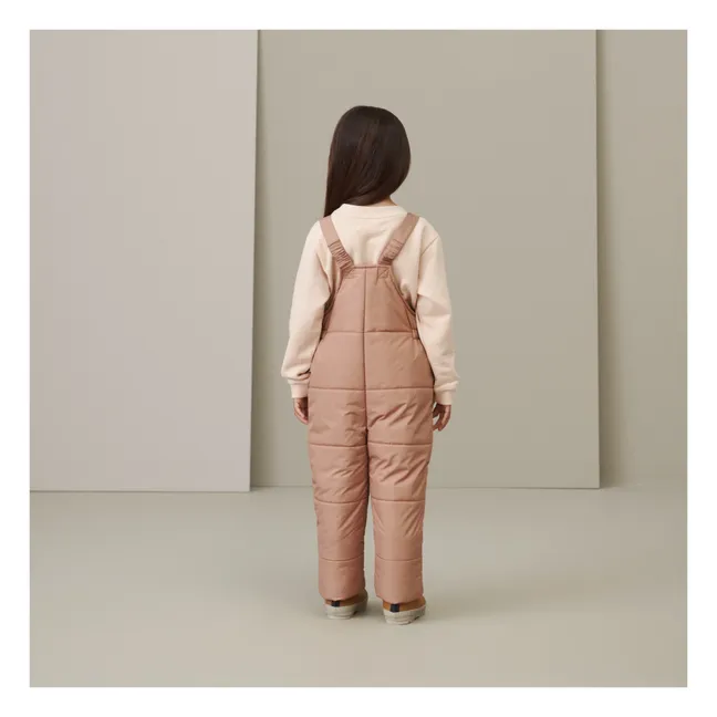 Olive Recycled Polyester Ski Trousers | Pink