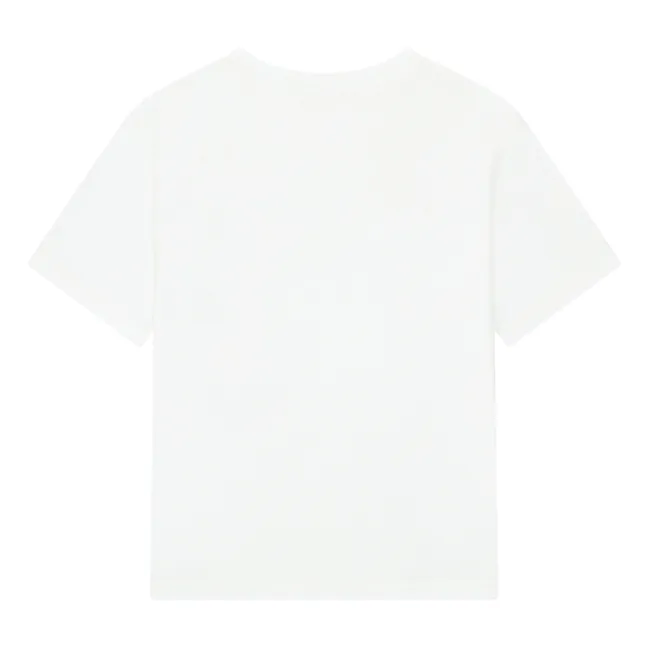 Camiseta holgada de algodón orgánico Cali Karma | Blanco Roto