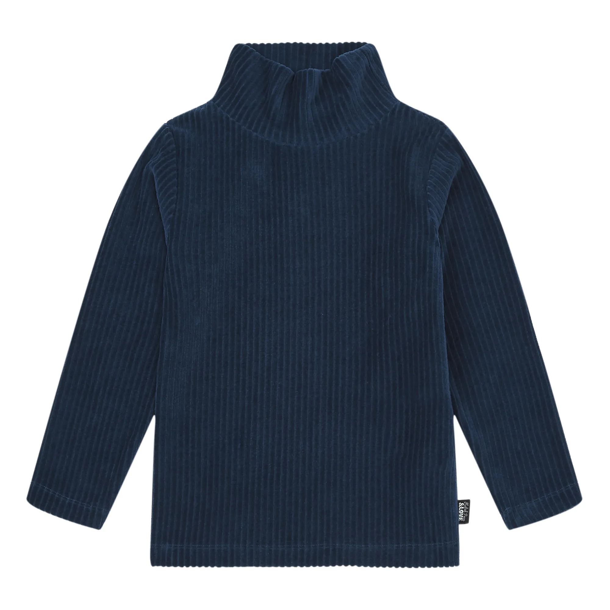 Hundred Pieces Blue Organic Cotton Turtleneck