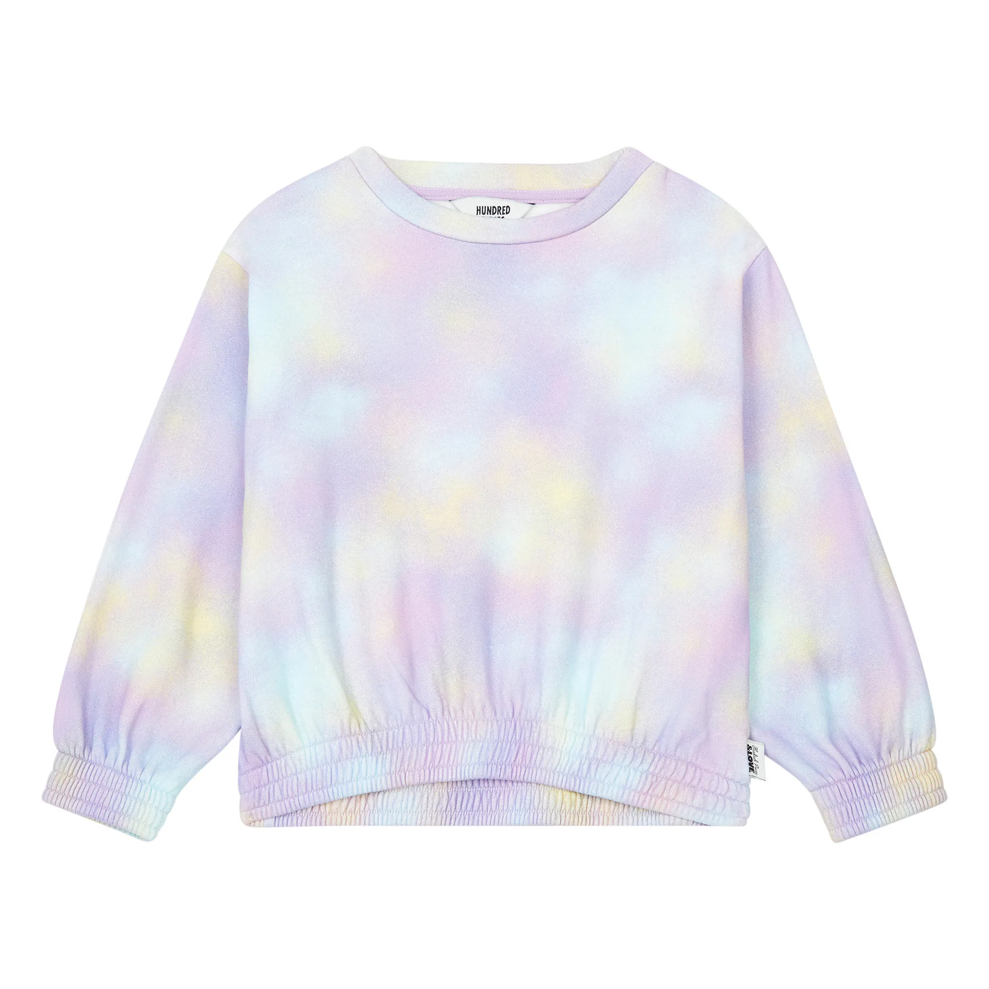 Hundred Pieces Lilac Blur Orchid Organic Cotton Sweatshirt