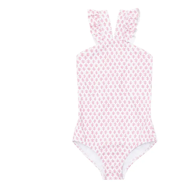 Crossover Swimsuit | Dusty Pink