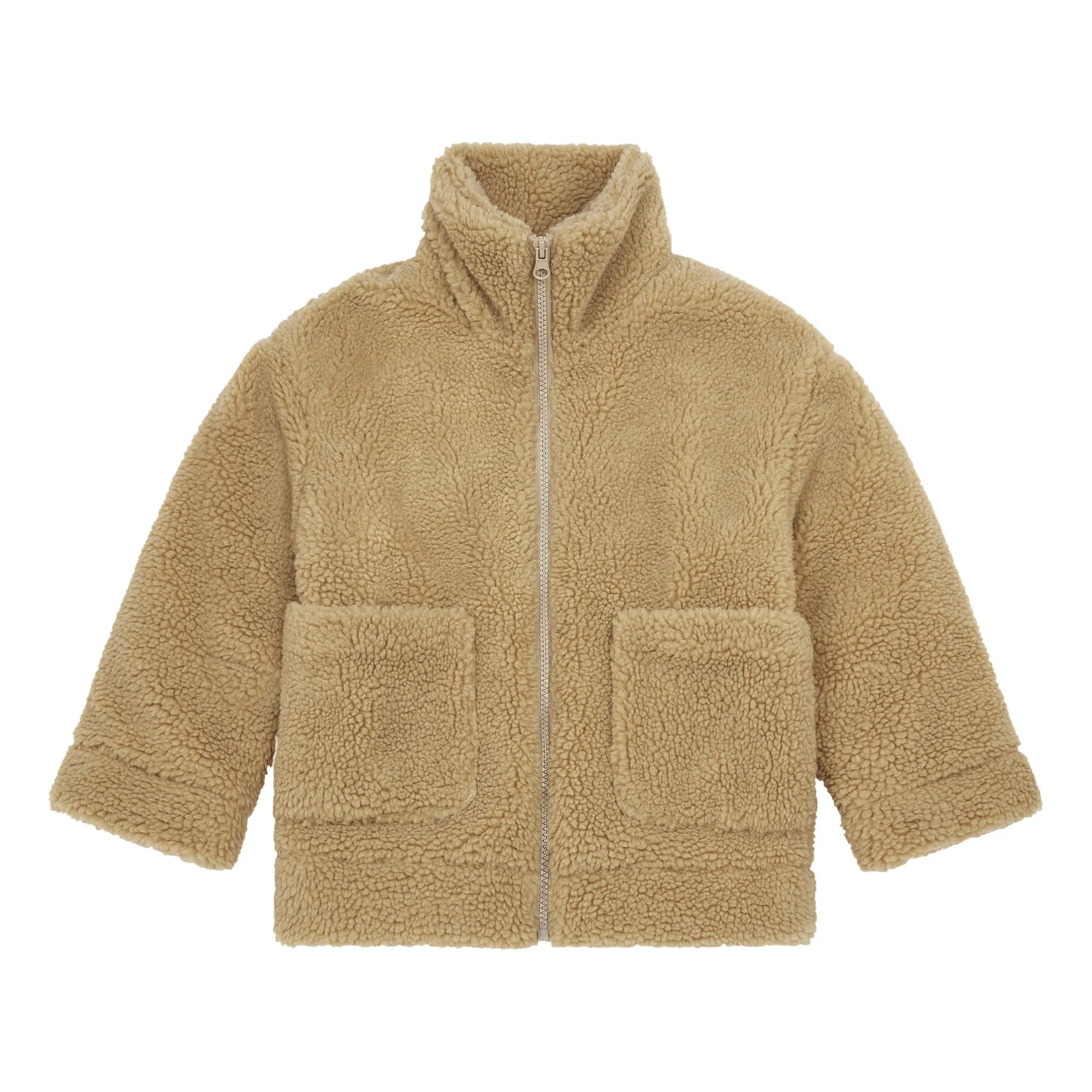 Hundred Pieces Beige Sherpa Jacket