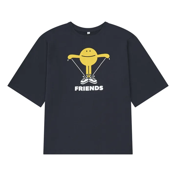Camiseta Friends Shobu Tsuchiya x Hundred Pieces | Negro- Imagen del producto n°0
