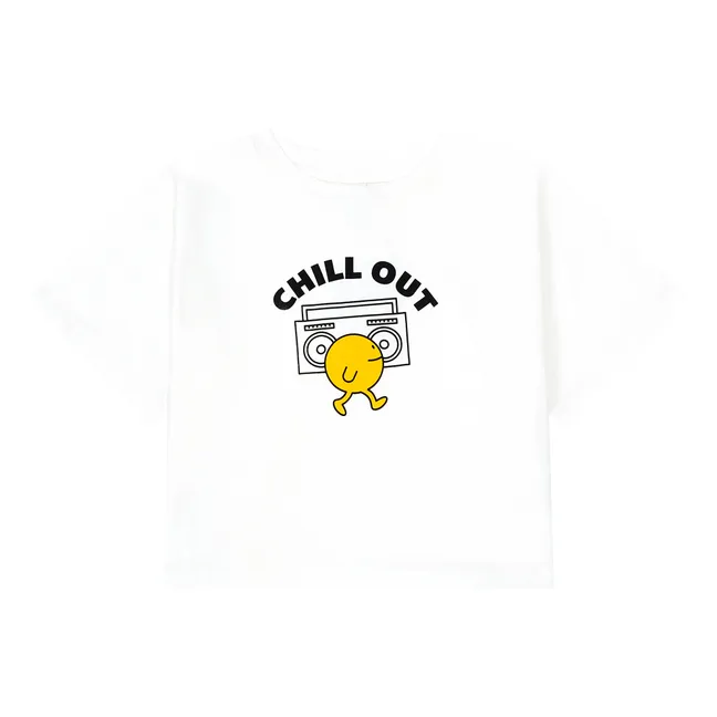 T-Shirt Chill Out Shobu Tsuchiya x Hundred Pieces | Grauweiß