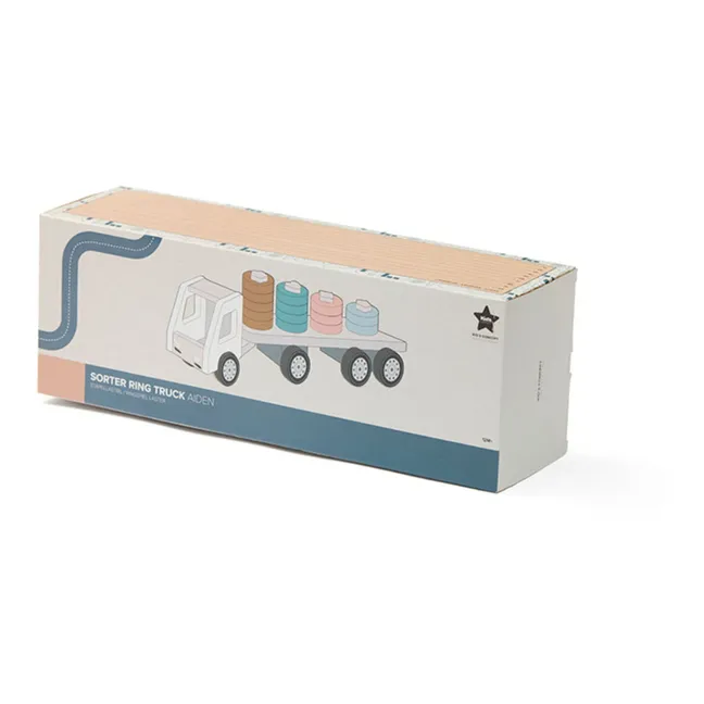 Camión y anillos para apilar