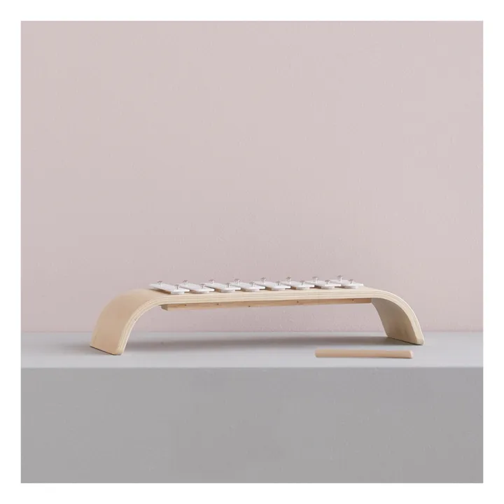 Xilófono de madera | Blanco- Imagen del producto n°1